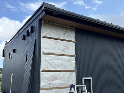 沖縄県H様邸金属サイディング工事写真